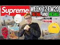 RETAIL and RESALE Supreme Week 12 FW20 Droplist! | Best Jacket of the Season, Timberland & More!