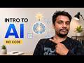 Start AI Without Coding! AI vs ML vs DL Explained