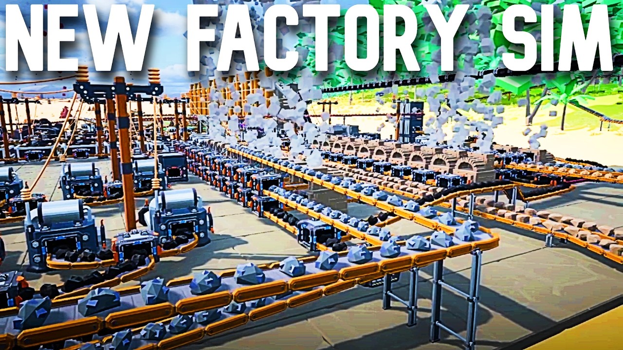 NEW FACTORY GAME - Building our Factory Base In This Upcoming Factory Building Simulator with GUNS!