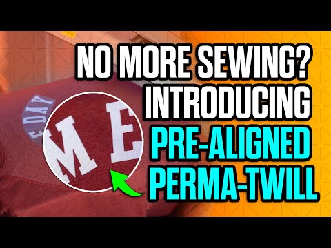 Pre-Aligned Perma-Twill®: Never Sew Names or Numbers Again