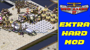 Red Alert 2 | Extra Hard Mod | Money Mutation | 1 vs 7 brutal ai