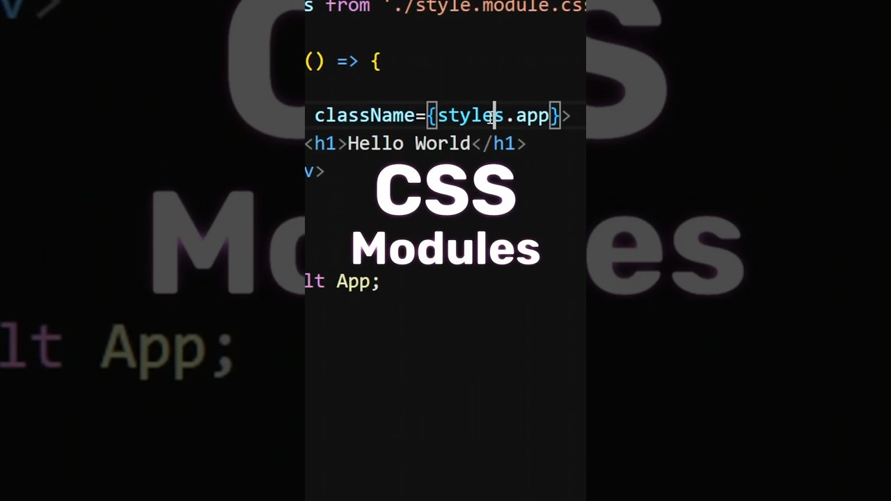 CSS Modules in React Explained | Easy & Scalable Styling for Your Components
