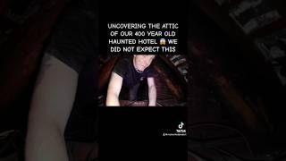 400 Year Old Attic UNCOVERED 😱 #history #explore #creepy #youtubeshorts