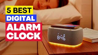 Top 5 Best Digital Alarm Clock Wireless Charger with Bluetooth Speaker screenshot 4