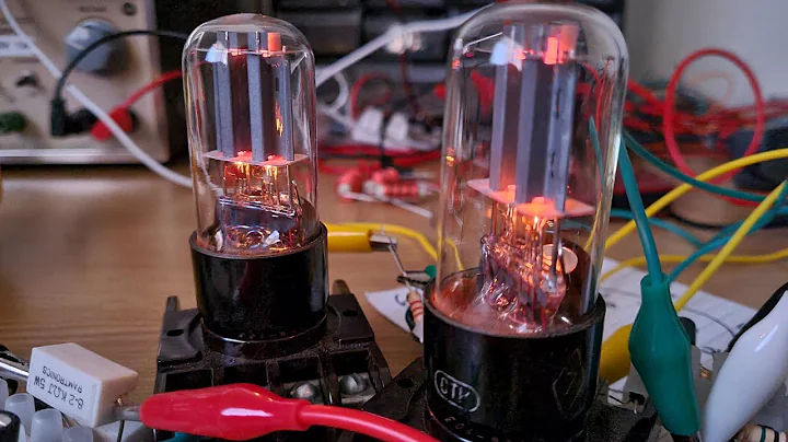 6SN7 6SN7GT 6H8C valve amplifier blurp test