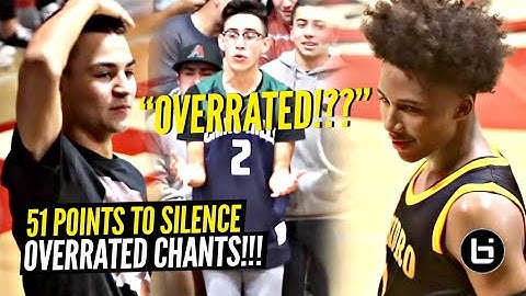 Mikey Williams SILENCES "OVERRATED" Chants w/ a 51 POINTS VENGEANCE!!
