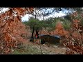 Bushcraft tarp kamp | Kamp ateşinde tavuk dürüm tantuni | 5.Bölüm