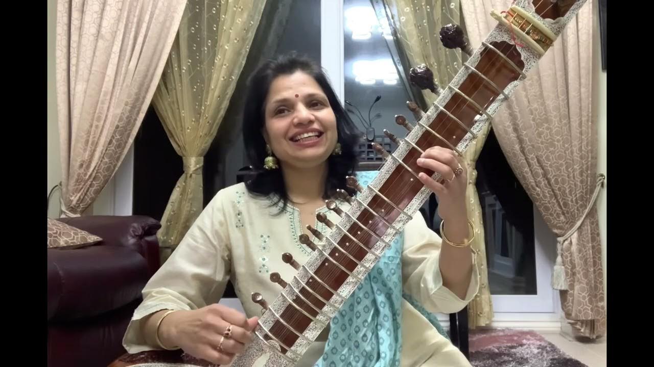 Sitar tutorial of my Neoclassical fusion dhun part2 with Sargam