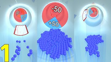 Slide balls! All Levels Gameplay Walkthrough - iOS, Android Part 1 Max Lvl 1-20