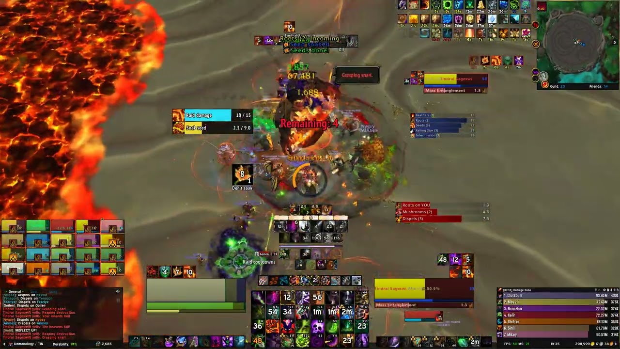 MIAMI - Mythic Tindral - Warlock POV