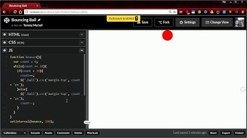 Live Coding:  Bouncing Ball