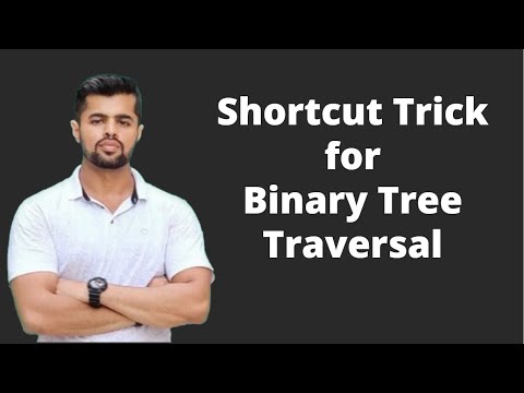 Shortcut Trick for Binary Tree Traversal | Simplest Traversal Method | Inorder Preorder Postorder