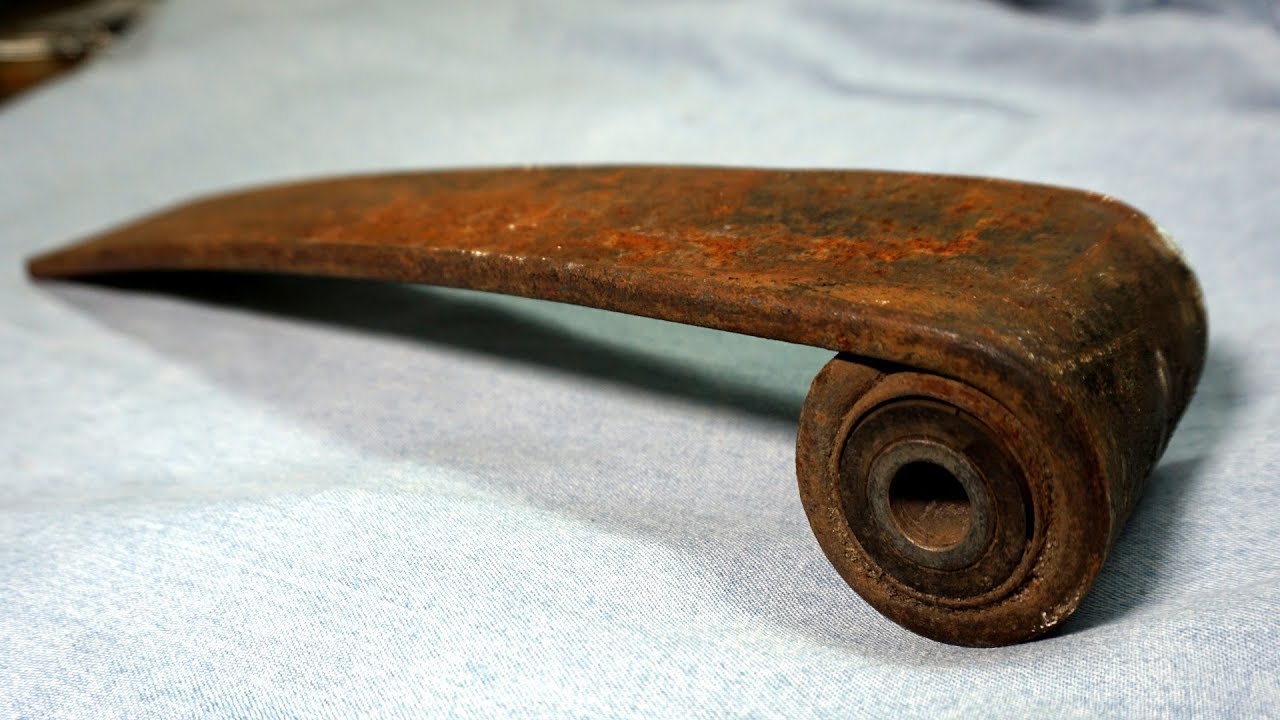 Making a Fat Knife from an Old Car Leaf Spring YouTube