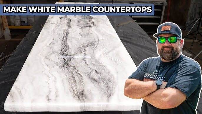 How to make White Exotic Marble with Epoxy