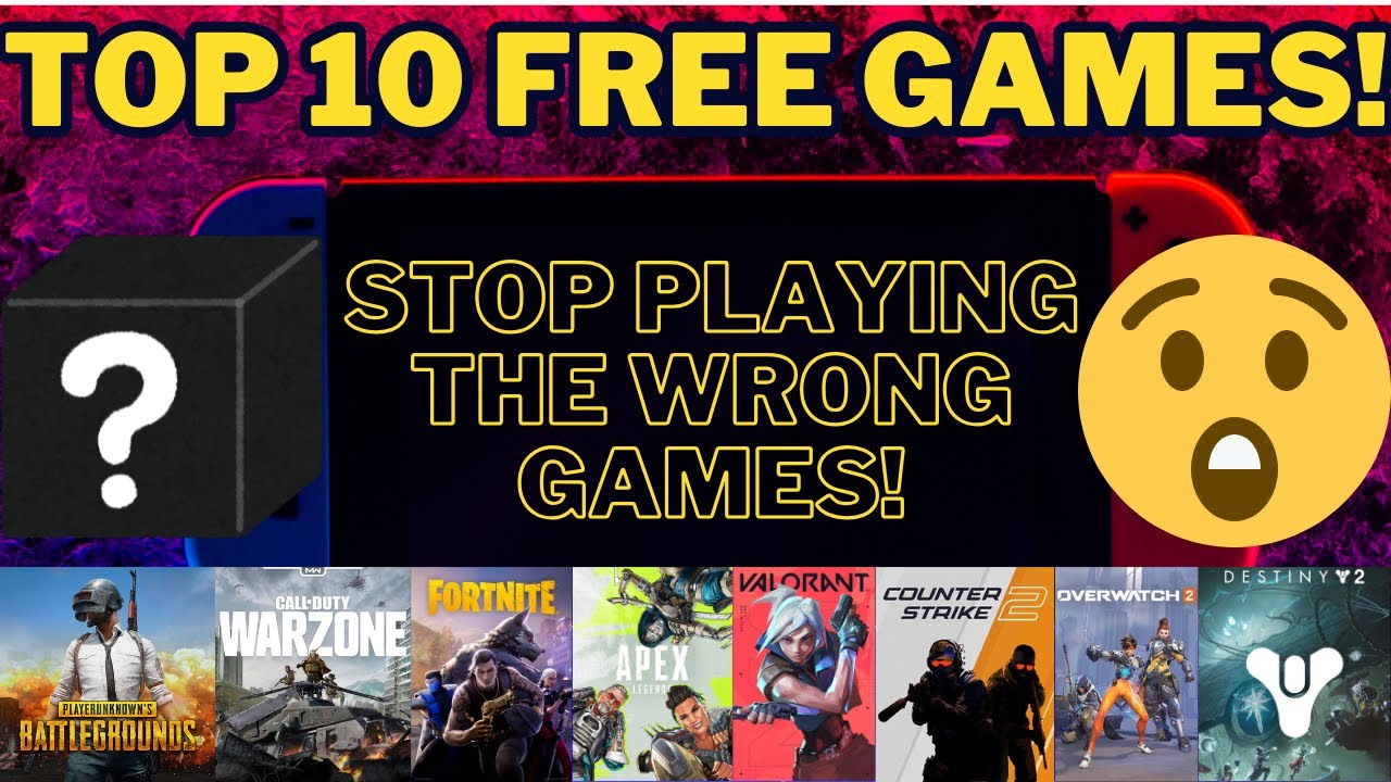 Top 10 FREE Games You NEED To Play in 2025! - YouTube