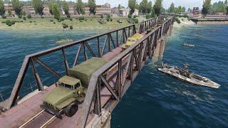 ❗ New Ukrainian Javelin anti-tank missile destroyed a bridge with Russian armored vehicles - Arma 3