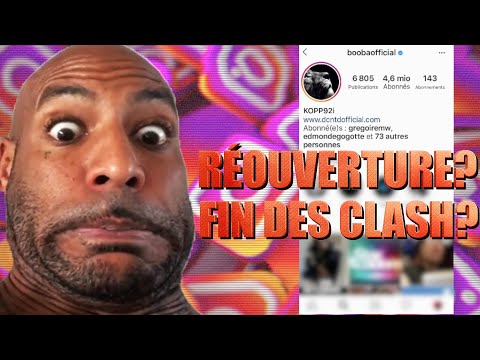 BOOBA COMPTE INSTA FERMÉ: RÉOUVERTURE? FIN DES CLASH?!