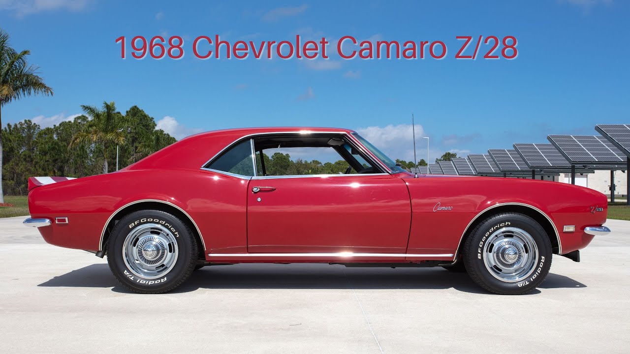 1968 Chevrolet Camaro Z28 - YouTube