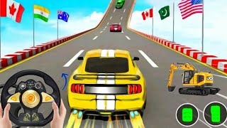 Muscle Car Stunts Games 2020 : Car Games - Mega Ramp Car Stunt - simulator Android Gameplay #muscles screenshot 3