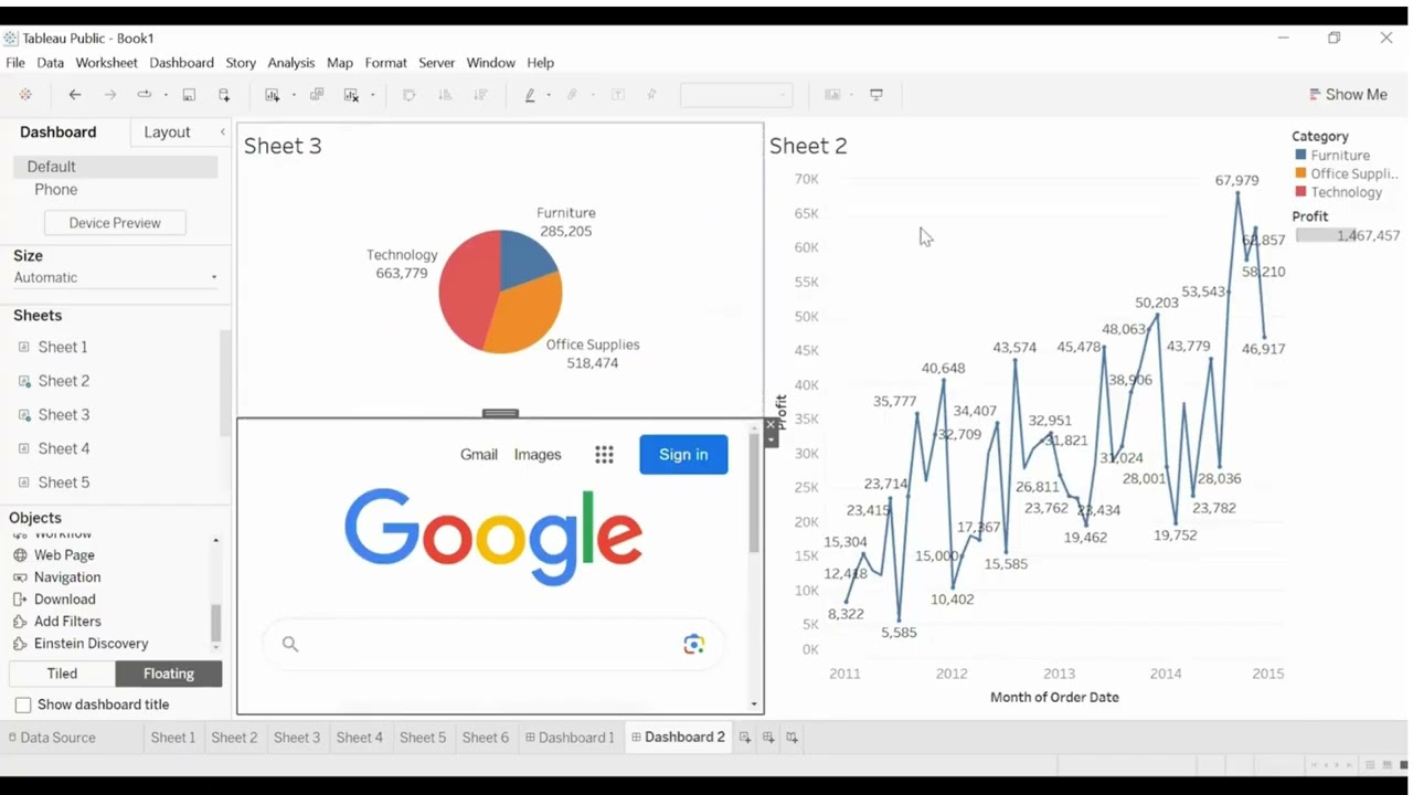 18.10 Navigation Option in Tableau Dashboards