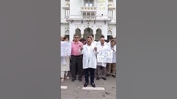 KGMU Lucknow: All professors, Nursing Officers & Staff Protest against RG Kar Incident #protest