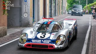 1970 Porsche 917 K Startup & Driving - Villa d'Este 2023