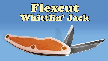 The BEST Whittling and Wood Carving Pocket Knife! - Flexcut Whittlin' Jack Review