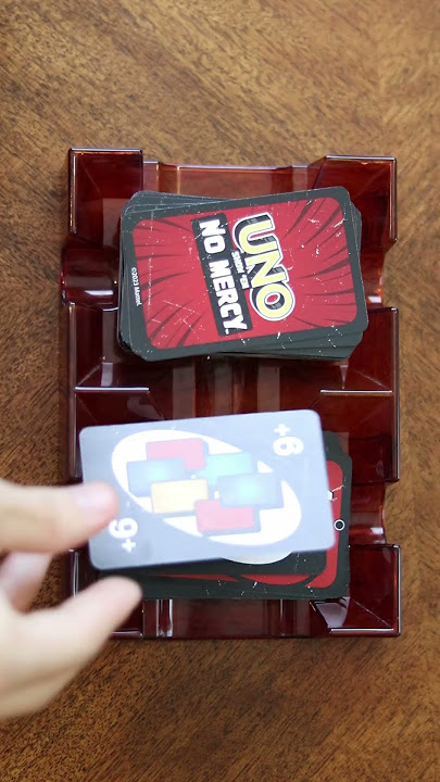 Uno NO MERCY stacking  64 cards!!!