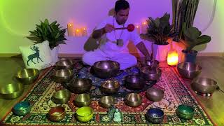 *Spiritual Detox Sound Bath* Eliminates Negative Energy with Singing Bowls 🧚🏼✨ #aurabowl #relaxation
