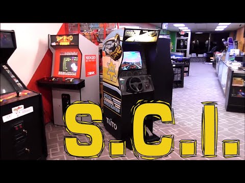 Taito's 1989 Special Criminal Investigation Arcade Game S.C.I. ! - Sequel to Chase H.Q.