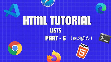 📃 HTML Lists Explained in 7 Minutes | ul, ol, dl, dt, dd, li Tags with Examples