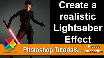 Photoshop Tutorial: How to Create a realistic Lightsaber Effect