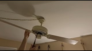 Casablanca 4 Seasons 84U9D 52" Ceiling Fan Installation and Test