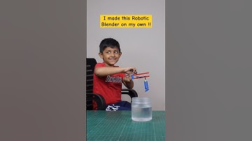 5 yr old made Robotic Blender | Robotics for kids #robot #robotics #shorts @Avishkaar