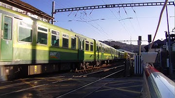 8100 Class Dart trains at Bray station