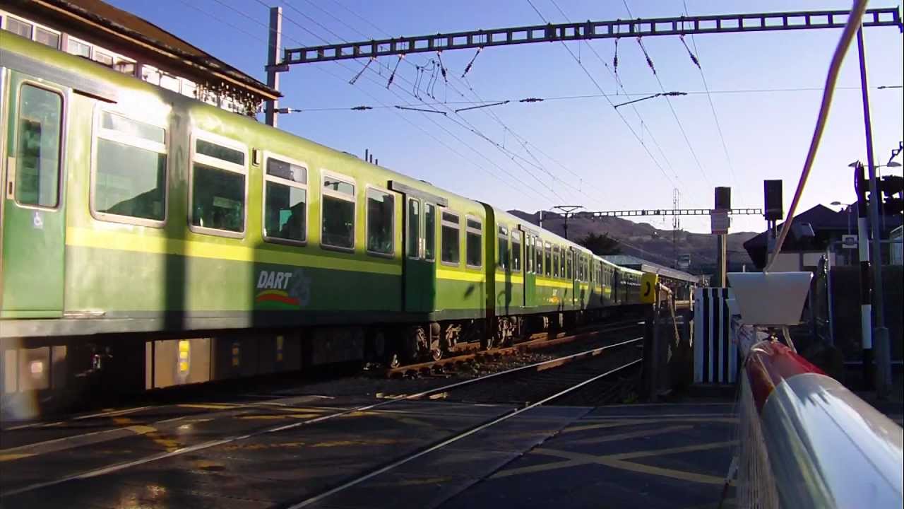 8100 Class Dart trains at Bray station