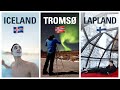 COMPARING the 3 BEST PLACES to see the NORTHERN LIGHTS | ICELAND vs LAPLAND vs TROMSO
