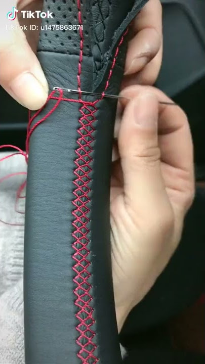 Diamond model steering cover stitching 2023✨