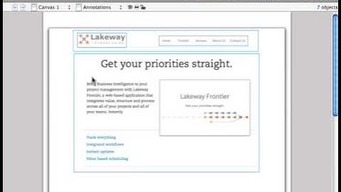 Using OmniGraffle to annotate an image