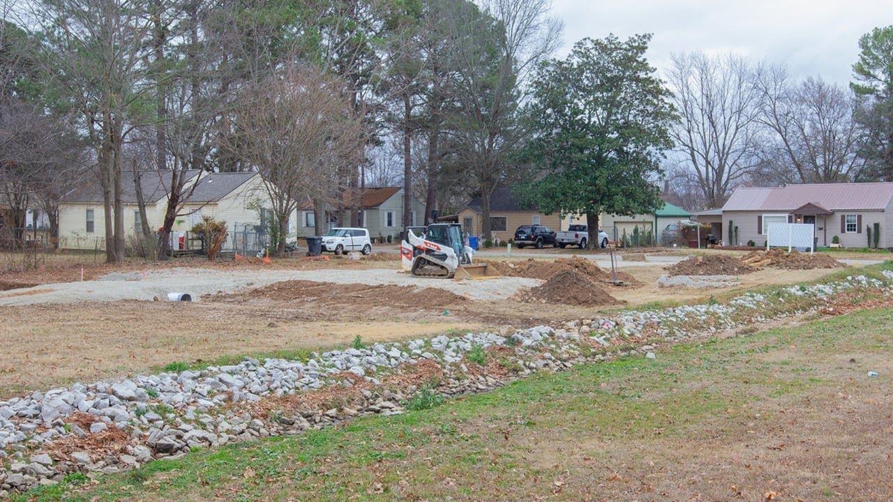 Construction begins on new Jonesboro dog park YouTube