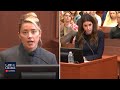 Amber heard crossexamined by johnny depps attorney  part four  day 16 depp v heard