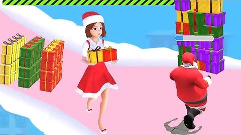 Noel Run 3D in Max Level Gameplay iOS , Android Walkthrough Update All Trailer Mobile Game