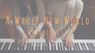 [A Whole New World] - Aladdin OST 4hands piano cover