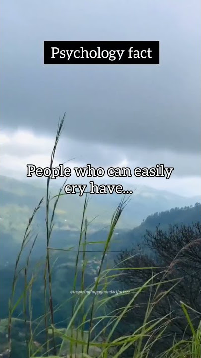 People who can easily cry... | psychology factzzz #shorts