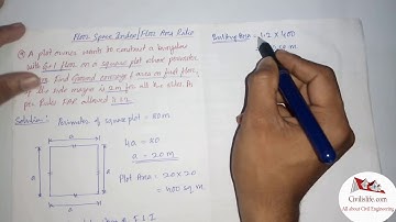 floor space index (FSI)  / floor area ratio (FAR)  - problem 9