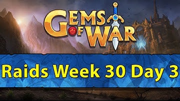 ⚔️ Gems of War Raids | Week 30 Day 4 | Dervish Class Event, Bounty and New Mythic Tomorrow! ⚔️