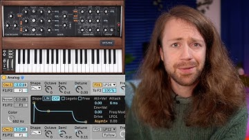Minimoog Sounds in Ableton Live - and how the Analog Synth Compares to the Arturia Mini V