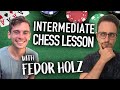 Chess Lesson with Poker Star Fedor Holz | Intermediate Strategy and Analysis