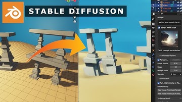 Amazing NEW AI Stable Diffusion For Blender, And It