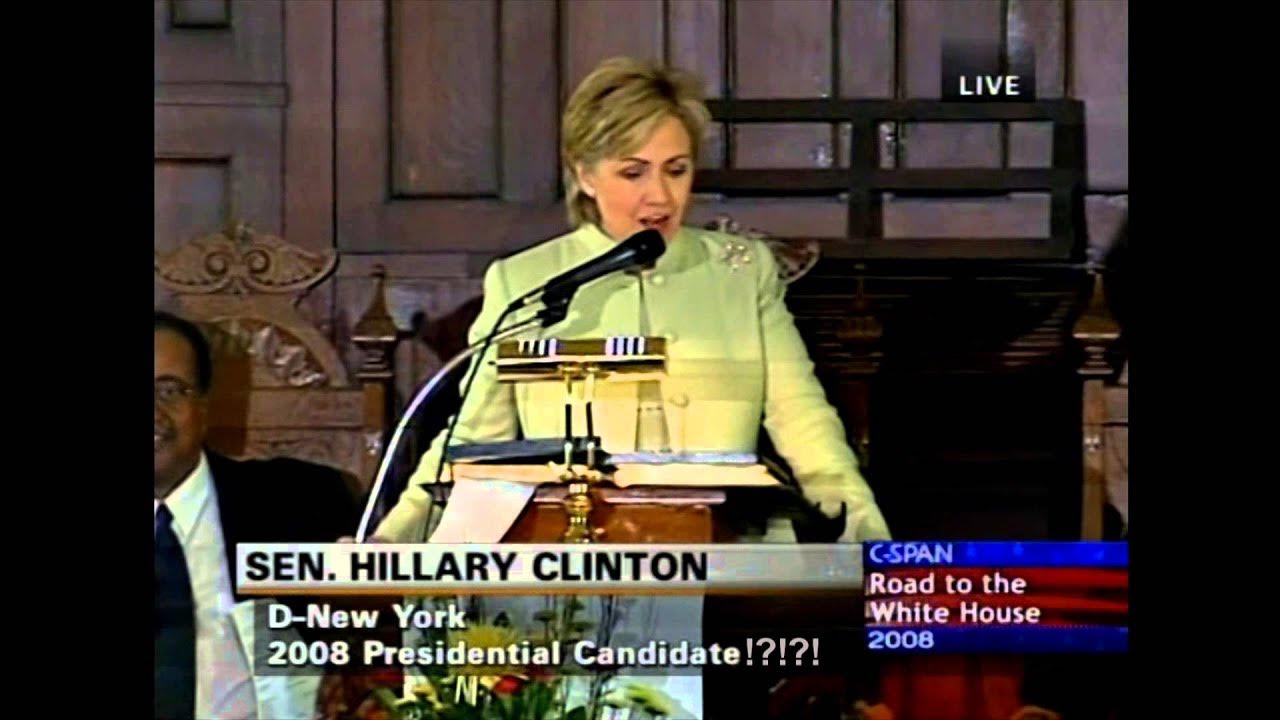 Hillary I Don't Feel No Ways Tired Hillary Clinton's Black Accent "I don't feel no ways tired" - 2007